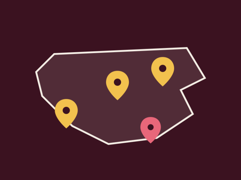 Regional cities for skilled jobs in Australia icon showing a map with city pins