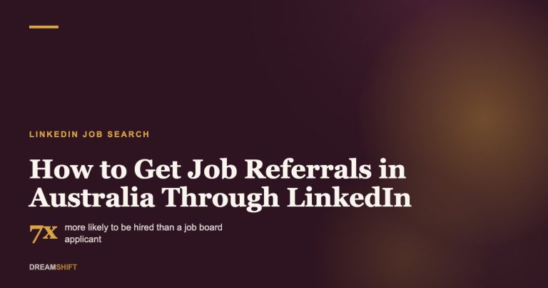 job referrals in Australia through LinkedIn header image